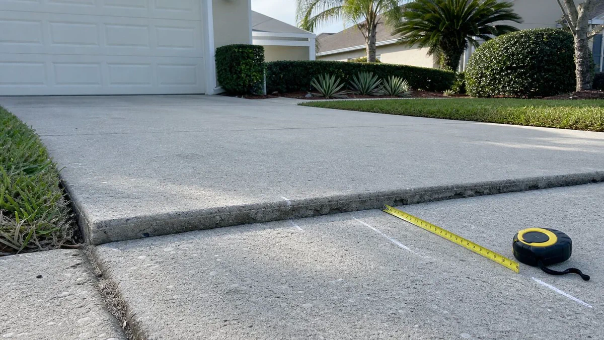 Daytona concrete driveway estimate preparation